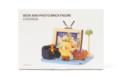 Kakao Friends Desk Mini Photo Brick Figure Choonsik Note Stand Office Organizer