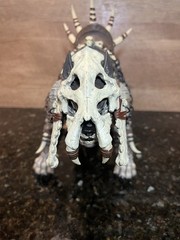 D20 STUDIO WHITE BONE WOLF MOUNT GREY VERSION!