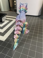 3D printed Dinosaur Everything Moves On It