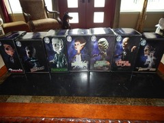 UNIVERSAL MONSTERS BOBBLEHEADS COMPLETE SET 7 NECA 2006 CREATURE PHANTOM MUMMY +