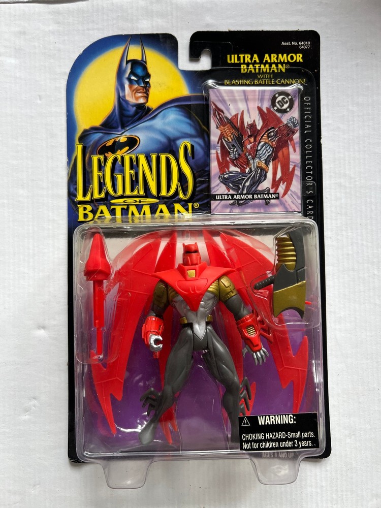 LEGENDS OF BATMAN Ultra Armor Batman MIP MOC 1995 626