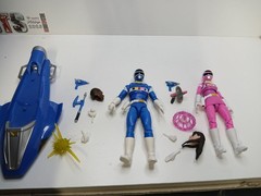 Power Rangers Lightning Collection In Space Pink & Blue With Glidder