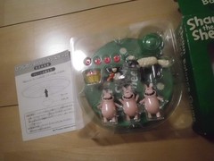 Shaun the sheep Balance Game mini figure set Aardman From Japan