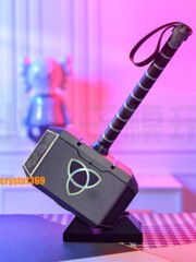 Legends Avengers Thor Mjolnir 1:1 Hammer Full Metal LED Sounds Prop 19in Gift