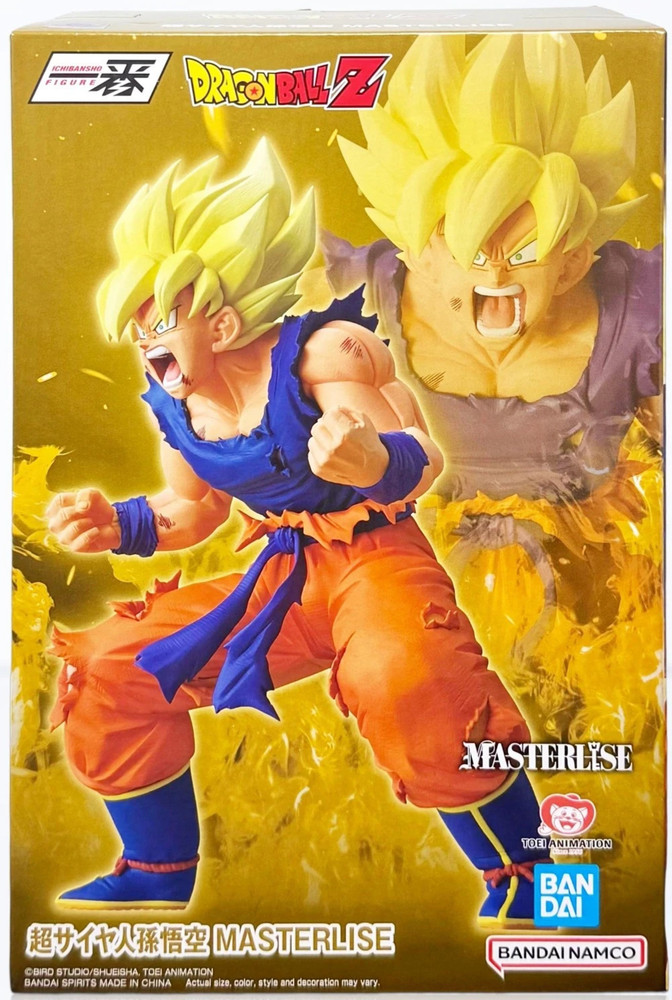 Bandai Spirits Ichibansho Masterlise Dragon Ball Z Super Saiyan Son Goku Figure