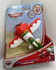 Disney Planes El Chupacabra 2012 Mattel Pull Back Action Spinning Propeller Cars