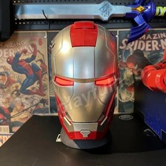 Iron Man Helmet Mk5 Electric Touch Control Helmet 1/1 Cosplay Led Eyes Mask