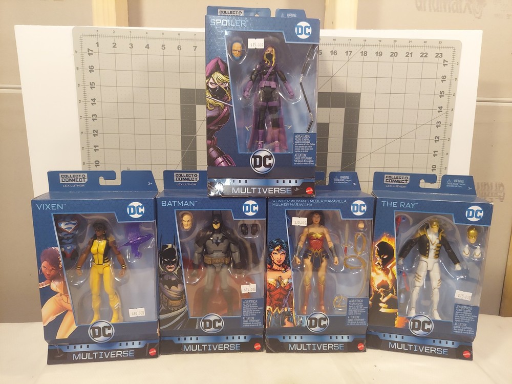 DC Multiverse BAF Lex Luthor WAVE BATMAN RAY SPOILER VIXEN WONDER WOMAN 🏭 SEALD