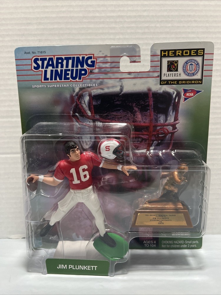 1999 JIM PLUNKETT Stanford University 1970 Heroes Of The Gridiron StartingLineup