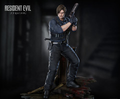 Custom 3D Printed Leon S. Kennedy Figure RE9 (25cm) Hand-Painted Resin Statue