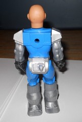 Remco Mantech Laser Tech Action Figure Vintage 1983 Blue Silver Robot Toy