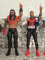 Custom WWE Elite Bloodline Lot Roman Solo Sikoa Jimmy Uso Jey Uso Paul Heyman