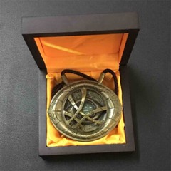 Movie Doctor Strange Eye of Agamotto 1:1 Metal Shine Pendant Action Figure Gift