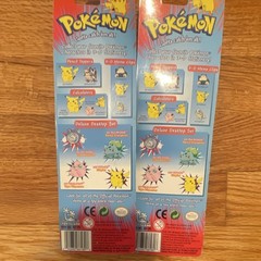 Toy Island Pokémon Gel Pens Lot 2 1999 Collector Edition Bulbasaur & Electabuzz