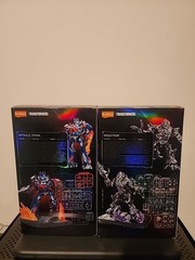 BLOKEES TRANSFORMERS CLASSIC CLASS OPTIMUS PRIME & MEGATRON 2007 Movie 2 Figures
