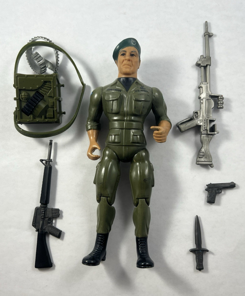 1986 Coleco Rambo Force of Freedom COLONEL TRAUTMAN w/ Accessories – Incomplete
