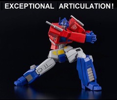 Transformers Optimus Prime Furai Model Kit Flame Toys G1 Version 6-7 Inch Figure