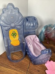 1984 Vintage She Ra Princess of Power Crystal Lot Horses Furniture Wings Vanity
