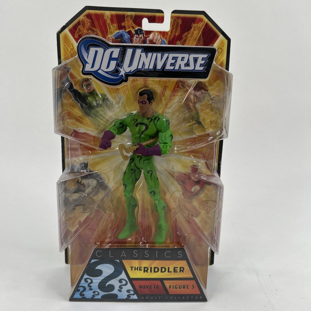NEW DC UNIVERSE CLASSICS WAVE 16 THE RIDDLER ACTION FIGURE MATTEL!