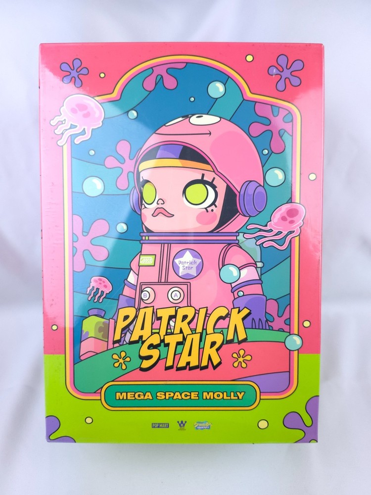 Patrick Star SpongeBob Pop Mart Mega Space Molly, 400%, New in Box, US Seller!