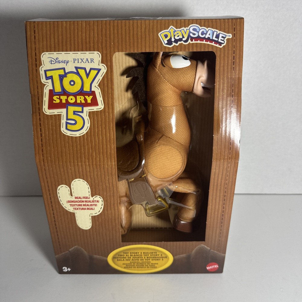 Disney Pixar Toy Story 5 Bullseye Ragdoll Edition Plush 7″ PlayScale Free Ship
