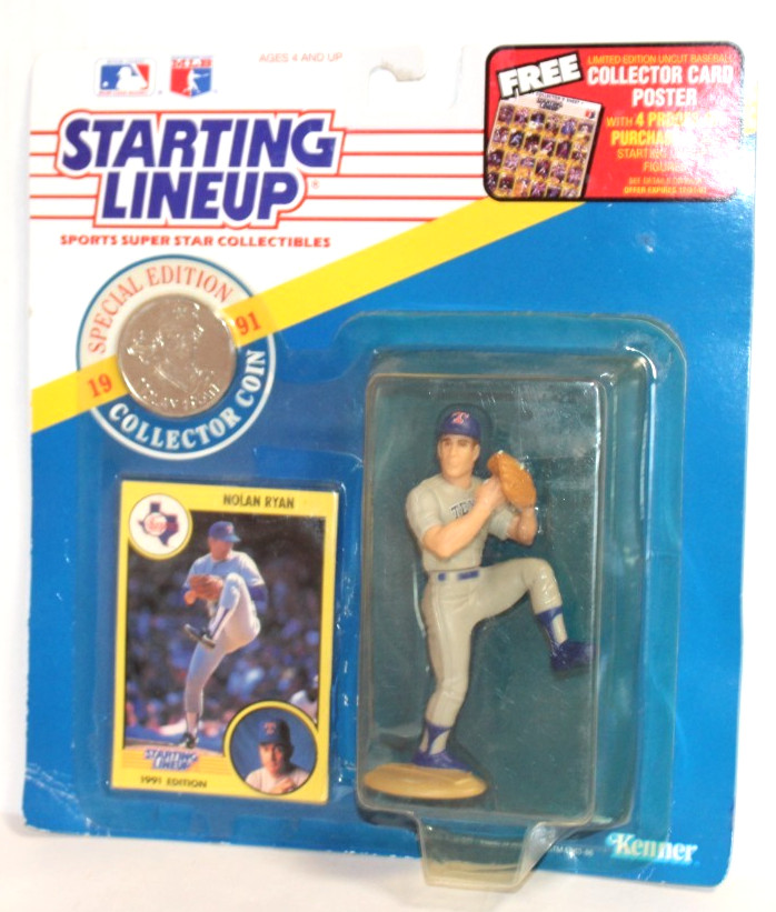 1991 Kenner Starting Lineup Nolan Ryan Baseball Figure NIP