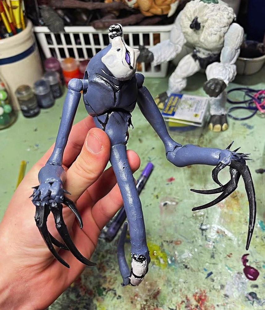 Ben 10 Ghost freak, Zs’Skayr, marvel legends custom highly articulated figure