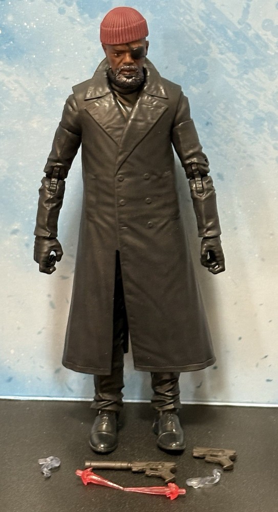 Marvel Legends Nick Fury From Hydra-Stomper Wave Action Figure Loose Complete