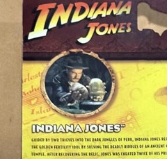 Hasbro Indiana Jones Figure INDY Raiders of Lost Ark 3.75″ W/Idol (No Packaging)