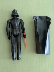 Vintage Star Wars 1977 Darth Vader 12-back Kenner Figure w/Lightsaber & Cape