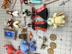 Vintage Lot of 1990s Disney ALADDIN Action Figures *COLLECTABLE * Very Good +++