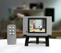 Tiny TV Classics Family Guy Edition Real Working Mini Television NEW Toy Sale