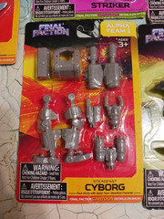 Final Faction lot. Synthoid action figure, Elite gold Steel, scourge, striker +
