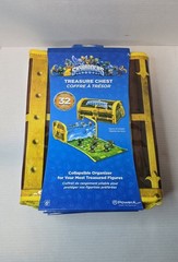 Skylanders Treasure Chest-Holds 32 Figures/Collapsible Organizer Lot Of (4)