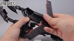 Transforming Robot Action Figure Set 2-in-1 Deformation Toy 7.9″ with Accessorie