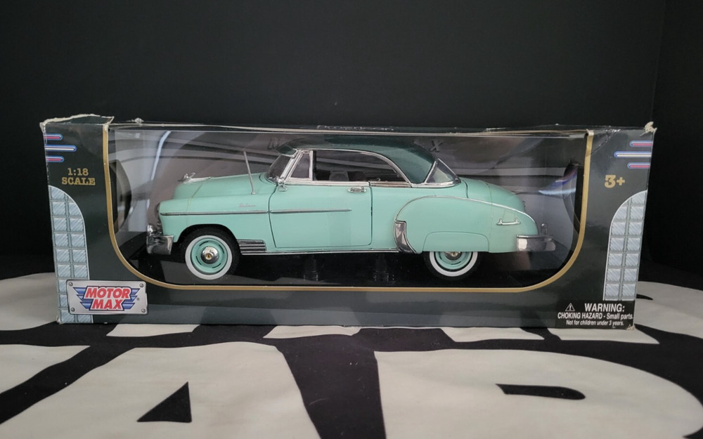 1950 Chevy Bel Air American Classics 1:18 Scale MOTOR MAX Die Cast NEW MIB