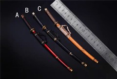Hot 1/6 Scale Japanese Samurai Metal Katana Samurai Sword Model for 12″ Figure