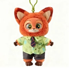 Zootopia Series Blindbox Confirmed Color, Plush Pendant & Keychain