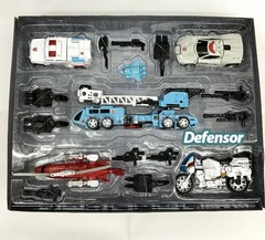 HZX 6 IN 1 Defensor & Bruticus & Superion Devastator Sets IDW Action Figure Toys