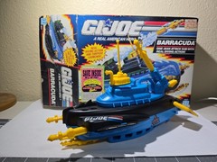 1992 GI JOE Barracuda Submarine Complete W/ Box