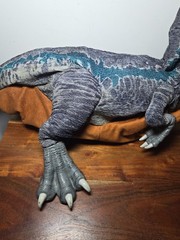 Jurassic World Realfx Baby Blue Animatronic Dinosaur Hand Puppet Tested Works!