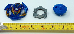 Beyblade Burst B-134 Slash Valkyrie Tomy Hasbro auth. w/ QR Code blue gold red