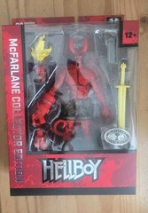 New McFarlane Toys Hellboy Collector Platinum Edition Chase Figure w/ Full Horns