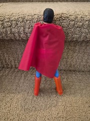 Mego Superman, Vintage 1972 Rare 4 Panel Box. Beautiful Mint Mego Superman.