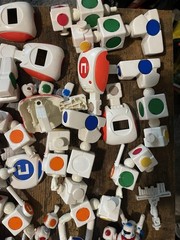 Cubix Robots For Everyone Parts Lot Figures Accessories 2001 Trendmasters