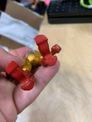 UNTESTED JAKKS Real Steel Midas Light Up Robots Action Figure 5″ Needs Batt C2