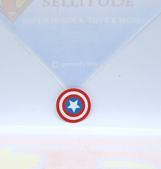 Mattel Secret Wars CUSTOM Shield Insert ONLY For Vintage Captain America Figure