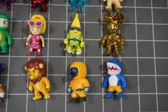 Lot of 20 Stumble Guys Mini Figures Rares Metallic Barbie DIRAMIX