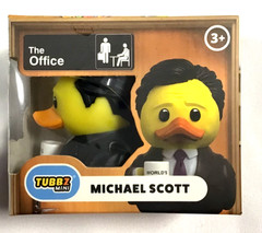 (1) Mini Tubbz Michael Scott The Office Rubber Duck Approx 2″ High NEW!!!!