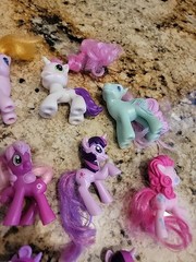My Little Pony Lot of 12 Various Sizes Hasbro Figures MLP